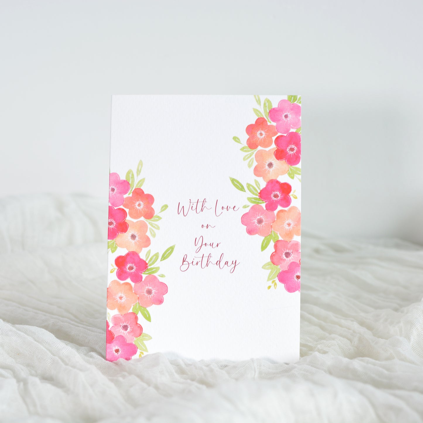 Fiesta Bloom Birthday Card