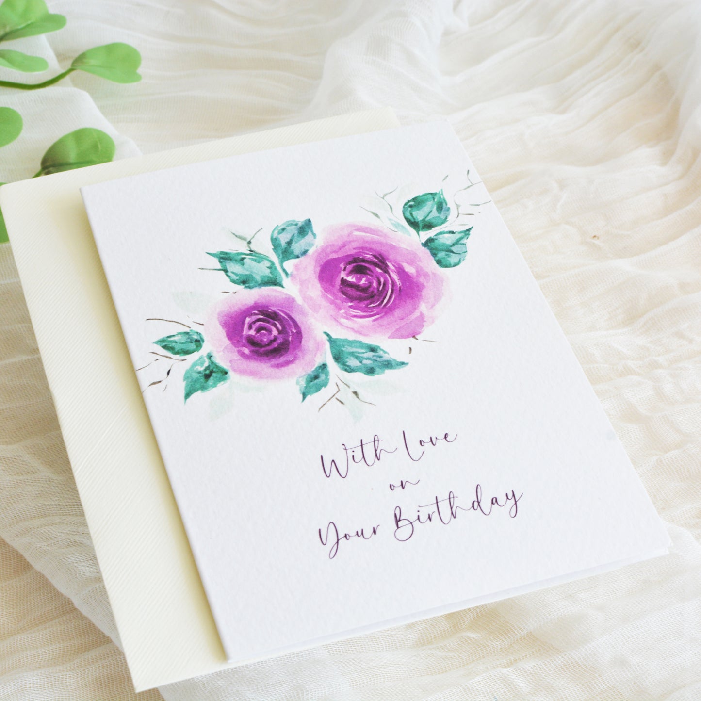 Lilac Rhapsody Birthday Card