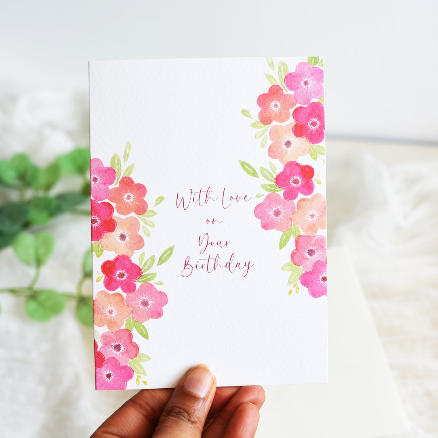 Fiesta Bloom Birthday Card
