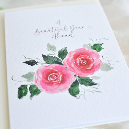Rose Rhapsody Birthday Card