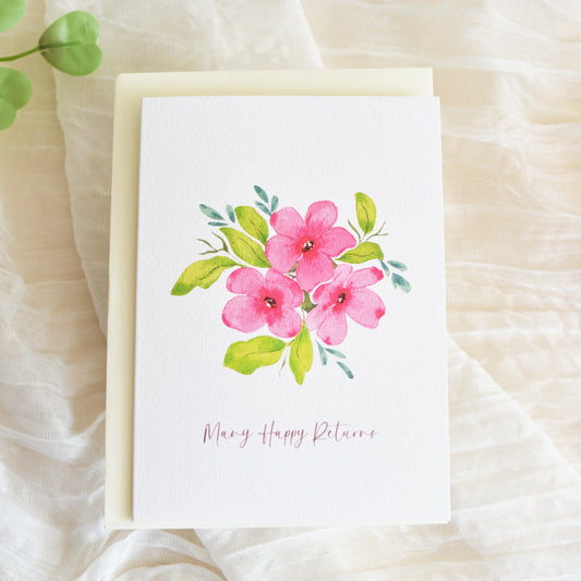 Summer Posy Birthday Card