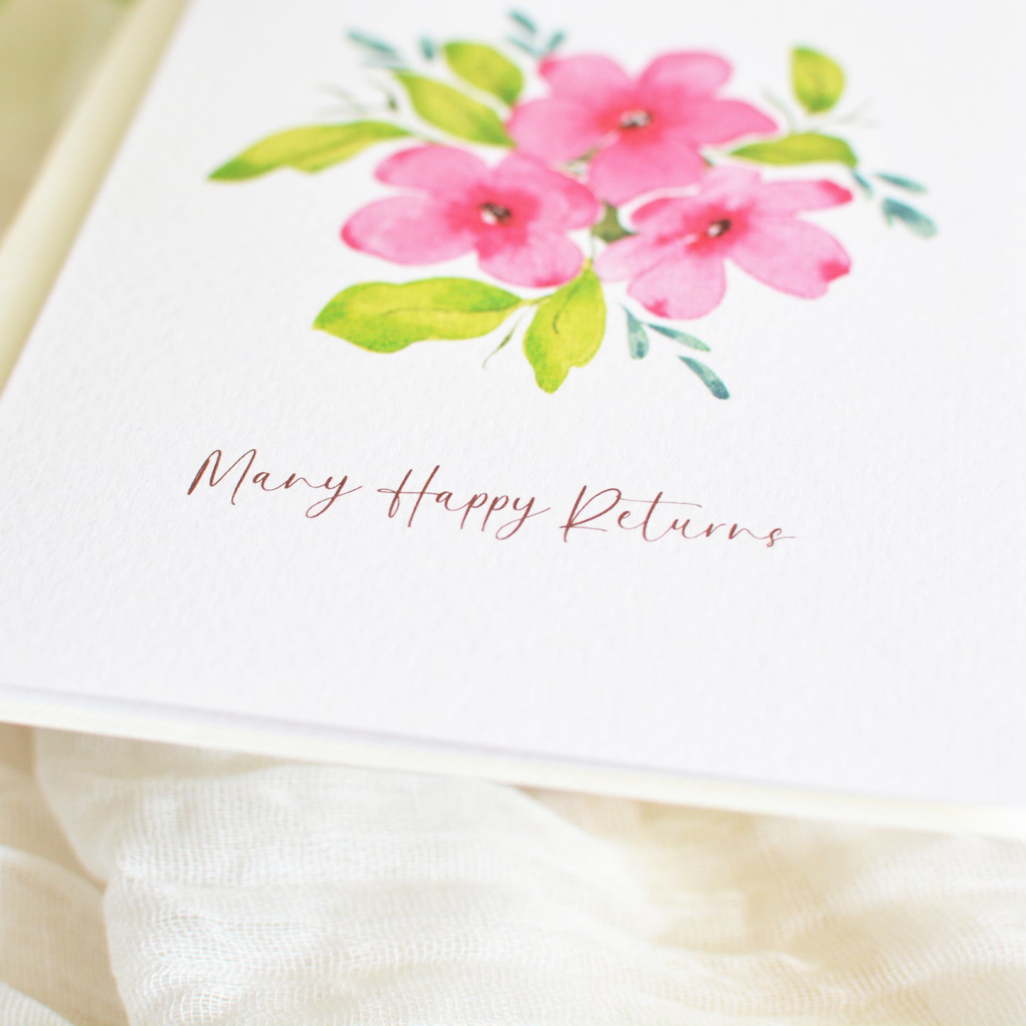 Summer Posy Birthday Card
