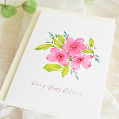 Summer Posy Birthday Card