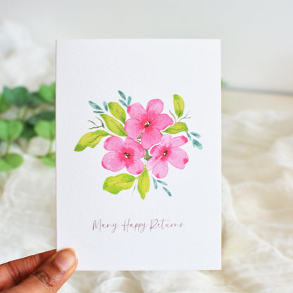 Summer Posy Birthday Card