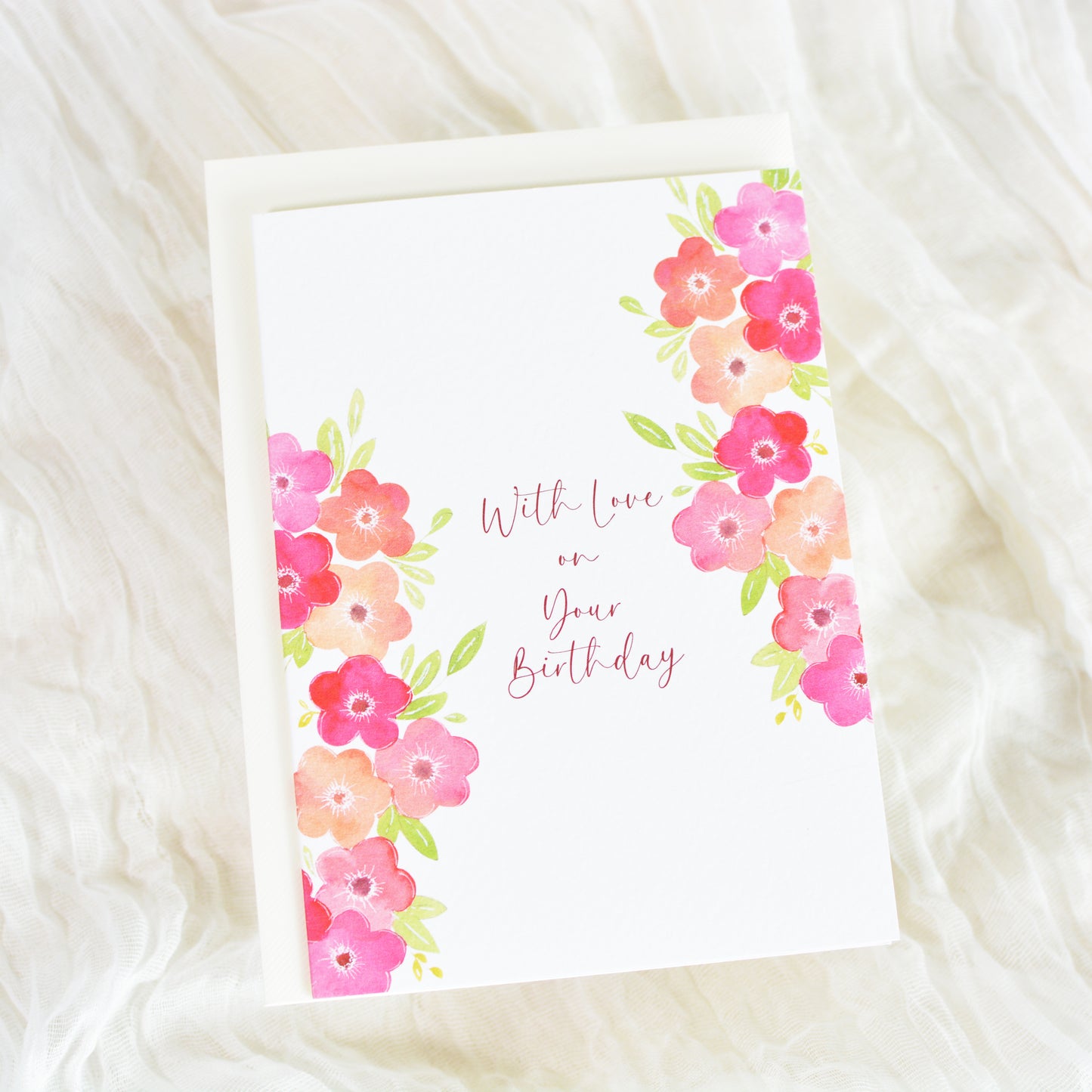 Fiesta Bloom Birthday Card