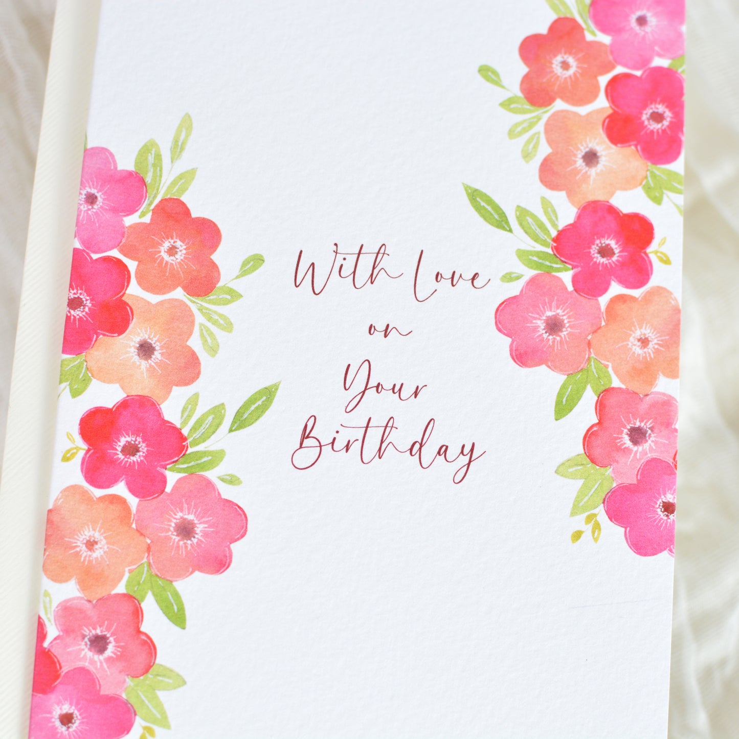 Fiesta Bloom Birthday Card