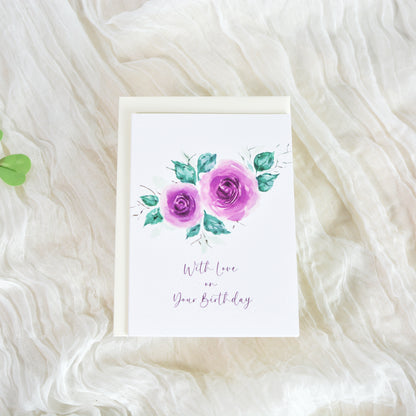 Lilac Rhapsody Birthday Card