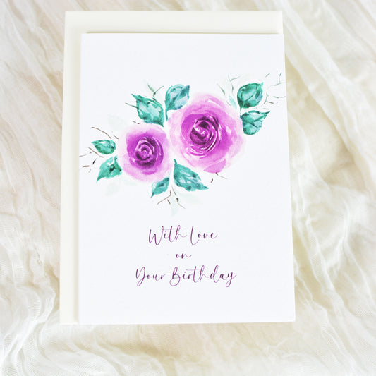 Lilac Rhapsody Birthday Card