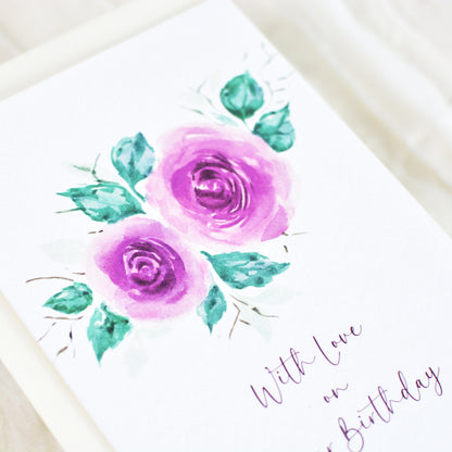 Lilac Rhapsody Birthday Card