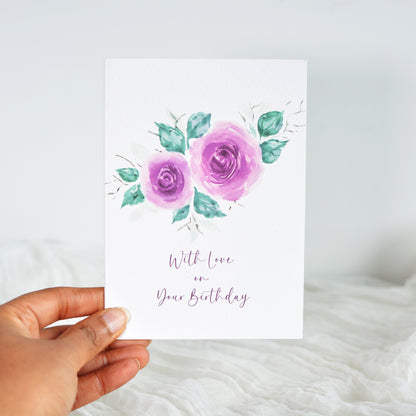 Lilac Rhapsody Birthday Card