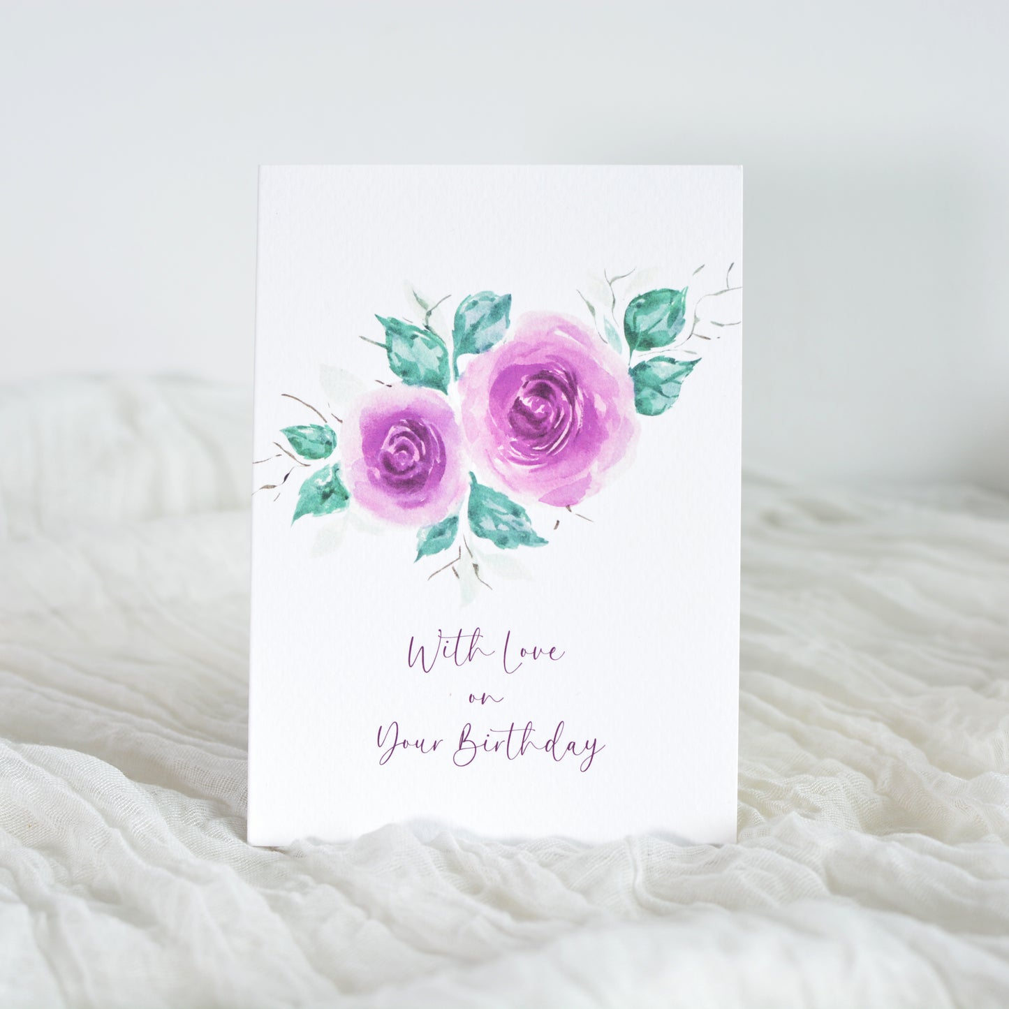 Lilac Rhapsody Birthday Card