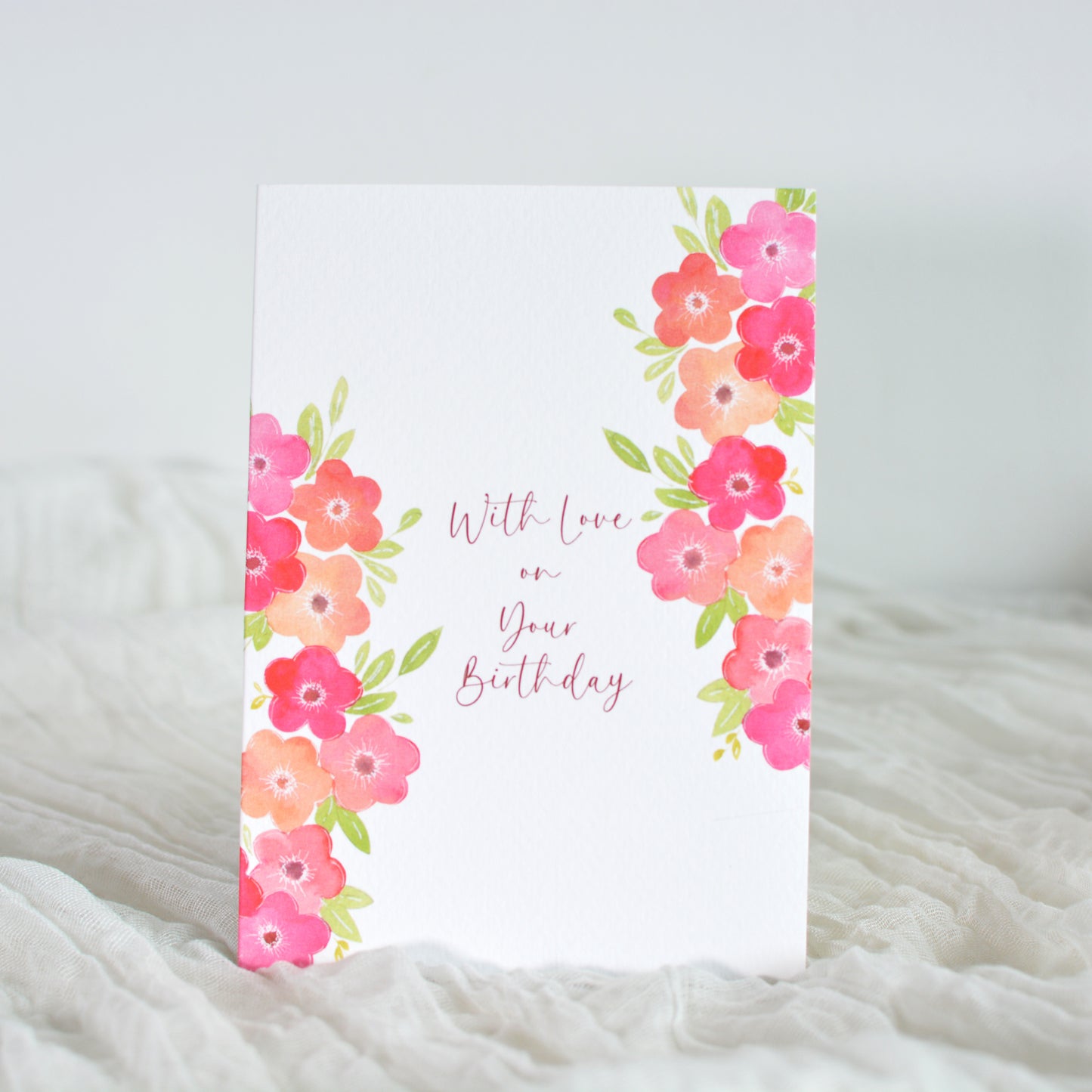 Fiesta Bloom Birthday Card