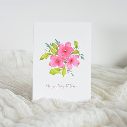 Summer Posy Birthday Card