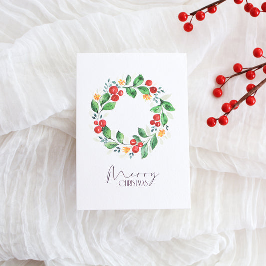 Winter Berry Christmas Card